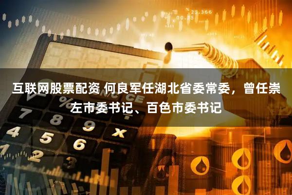 互联网股票配资 何良军任湖北省委常委，曾任崇左市委书记、百色市委书记